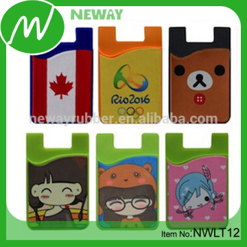 Promotional Gift Silicone Pocket Business Card Holder