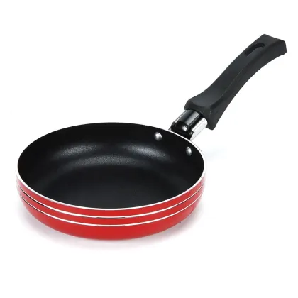New T-Fal Pure Cook Nonstick Aluminum Frying Pan Set 12-16cm
