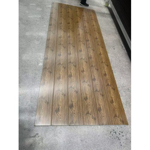 Painéis de sanduíche PU de grãos de madeira de frango para paredes externas