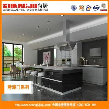 White Black Kitchen Cabinet