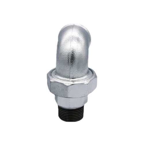 Codo de asiento plano roscado para accesorios de tubería galvanizados