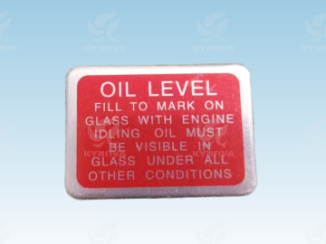 OIL LEVEL PLATE for Woodward