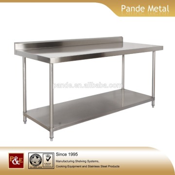 China supplier stainless steel work table with wheels