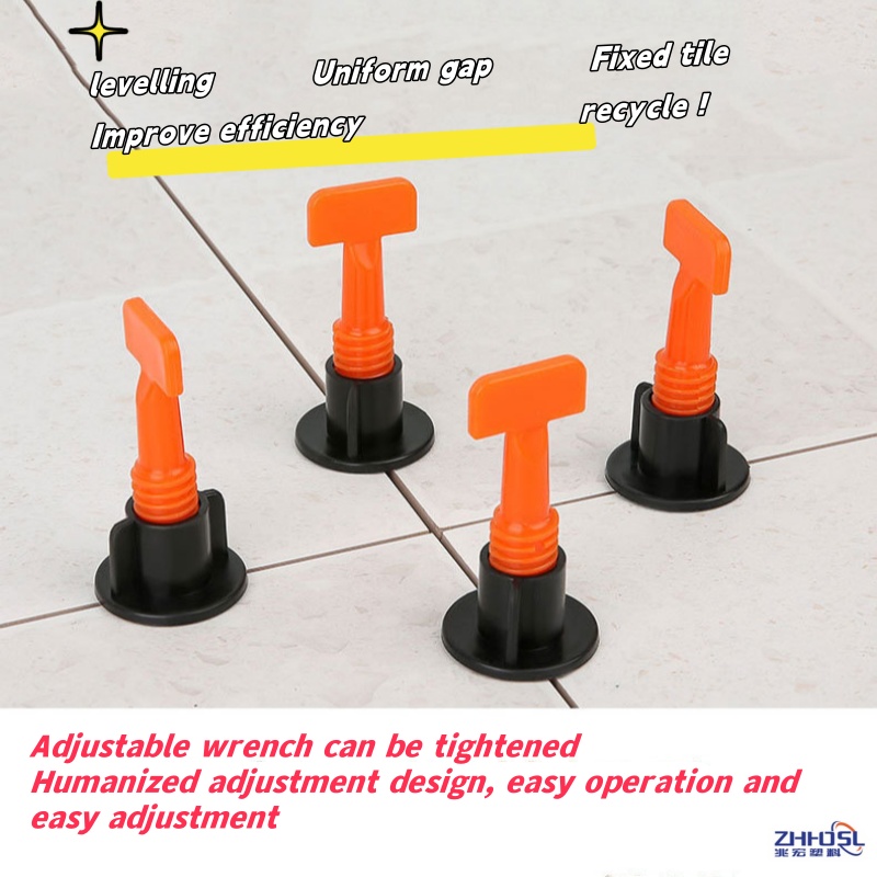 Tile wall tile leveler clip
