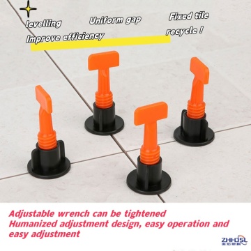 Tile wall tile leveler clip