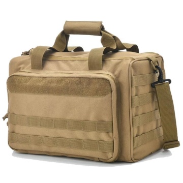 Tactical Camping Shooting Range Duffle Bag" could be shortened and optimized for a search engine as:

"Tactical Camping Shooting Bag" 

However, if you want to keep the essence of the product, the original phrase itself works well too:

"Tactical Camping 
