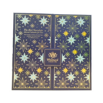Confezione regalo ecologica al cioccolato con calendario dell'avvento