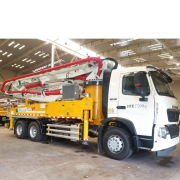 Pumpa di boom in cemento montato su camion in cinese HB39V - 39m 6*4 Sistema completamente idraulico
