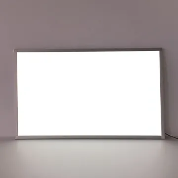 Custom Sizes Transparent Acrylic Sheet Laser Marble Decoration LED Slim Panel Light