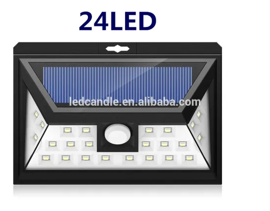 24LED wall mounted motion sensor outdoor led solar light , solar wall light , led solar lamp