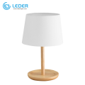 LEDER Coole Tischlampen aus Holz