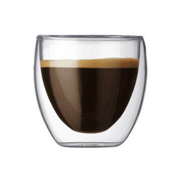 Tazze di caffè isolate in vetro a doppia parete per bevande calde e fredde - regalo per la festa del papà