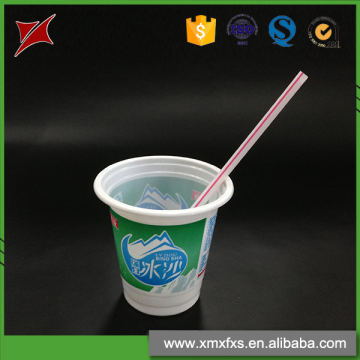 Chinese style recyclable pet blister disposable ice cream plastic cup