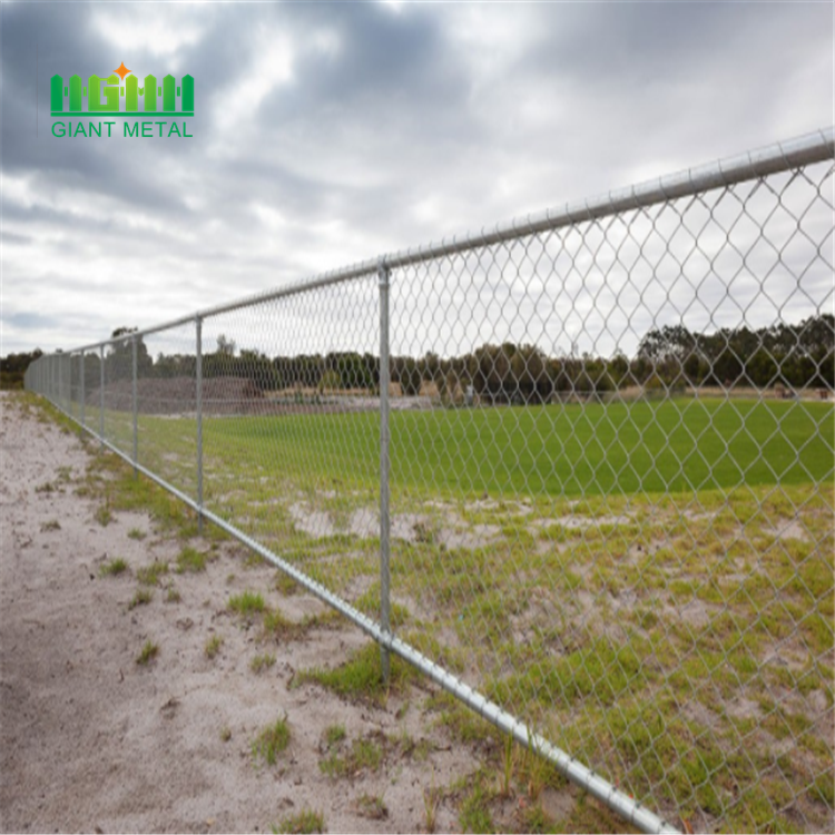 Galvanized pvc coated vinyl coated chain link fence