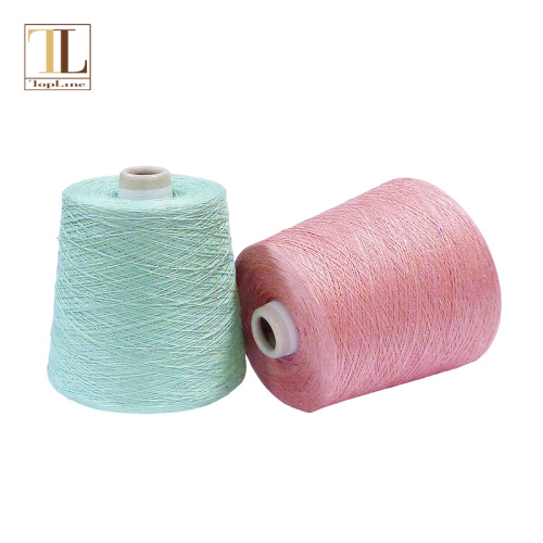 Fios de tricô linho viscose