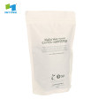 White kraft paper flexiable stand up pouches packaging