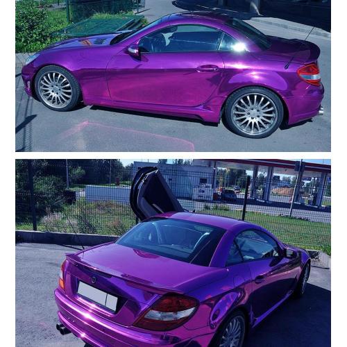 Mirror Chrome Purple Vinyl Wrap