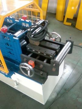 Stainless Steel Cold Rolling Shutter Forming Machine With 20 - 25 Steps Cr12 Cutting Plate