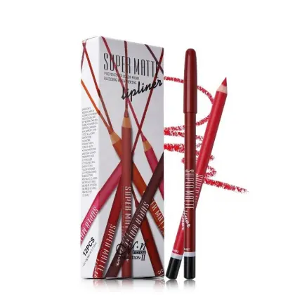 Wholesale MENOW 12-Color Waterproof Matte Lip Liner Set