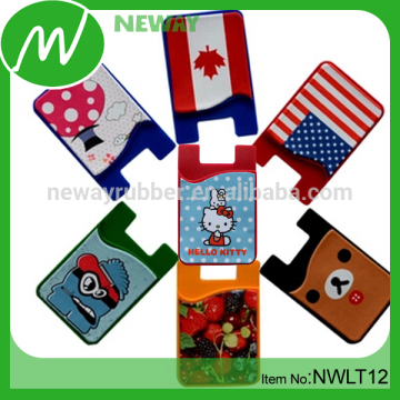 2016 Hot Sale Full Color Printing Silicone Phone Back Sticker