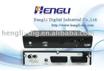 SD digital terrestrial receiver MPEG-4 H.264 FTA, China manufacture