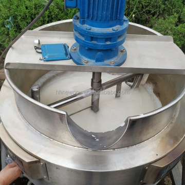 Electric Steam Gas Double Jacketed Kettle with Agitator for Fruit Jam Cooking