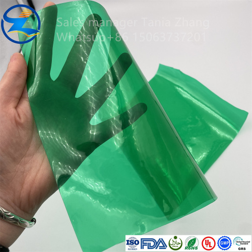 Película de PVC suave de color para hacer bolsas