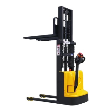 Electric Pallet Stacker Forklift 1.5 Ton 2 Ton Powered Full Electric Stacker Walking Style On Sale