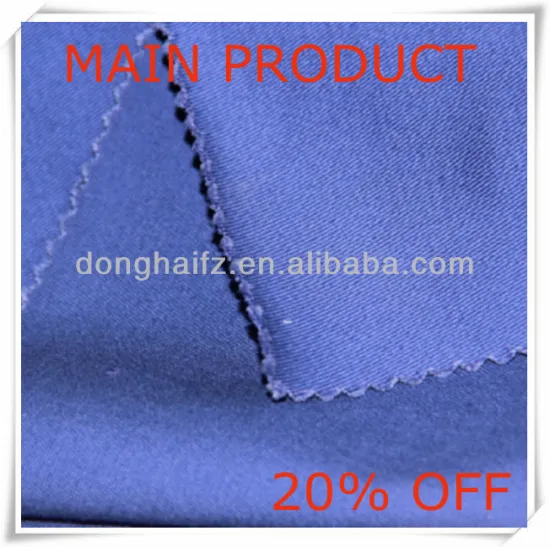 High quality trousers 100% peach cotton twill fabric