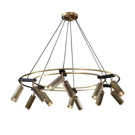 Bronze Chandelier Pendant Light for Loft Style Kitchen and Living Room