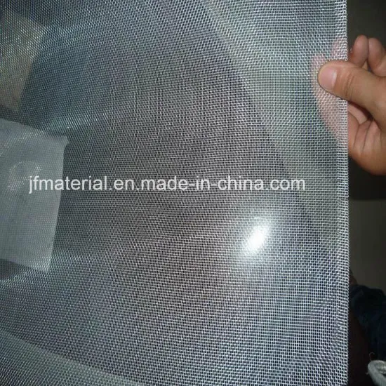 PVC Coated Black Aluminum Wire Mesh/ S. S Finishing Aluminum Insect Window Screen