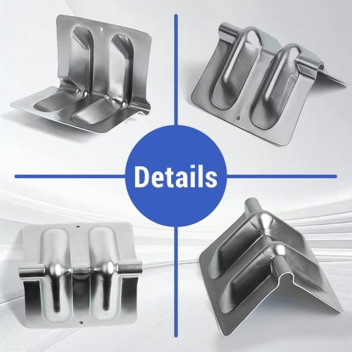 Protetores de canto de aço para tiras de amarração