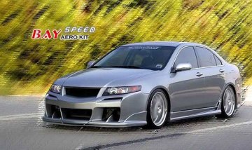 04-08 Tsx 4Dr Raven Acura Tsx body kit design for Acura