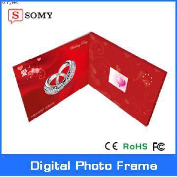 3.5inch resolution wholesale low price 320*240 TFT video greeting card
