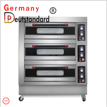 3 Deck 6 Tray Elektrischer Backofen