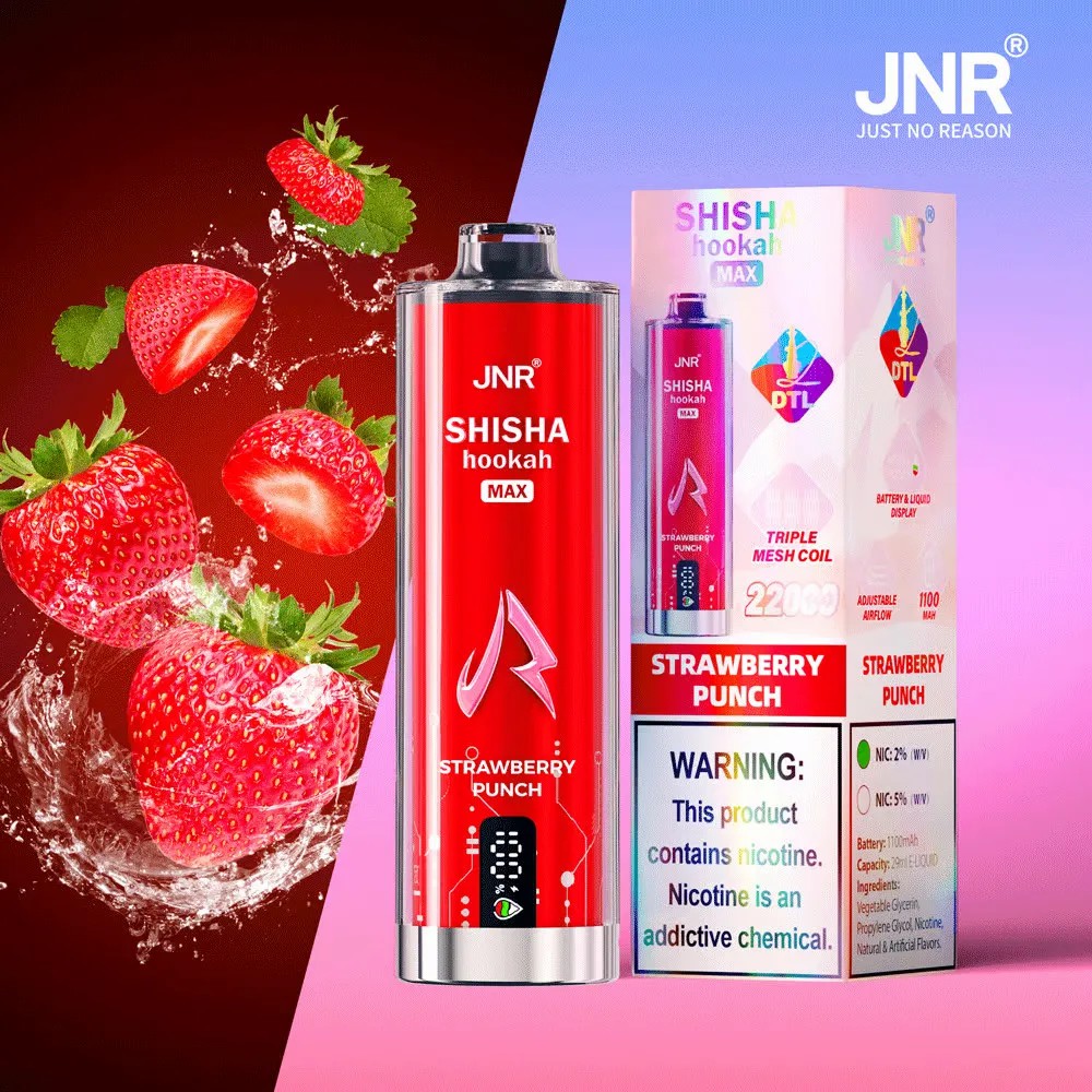 PUFF-JNR-SHISHA-MAX-22000-STRAWBERRY-PUNCH