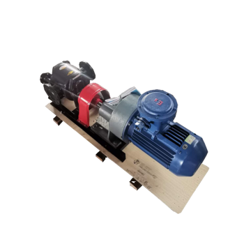 OEM Electric Gear Pump untuk parafin viskositas tinggi dengan peredam tahap tunggal