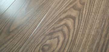 Dark Grey School 12 Mm Glossy Hdf Ac4 Laminate Flooring With E1 U Shaped Grooves