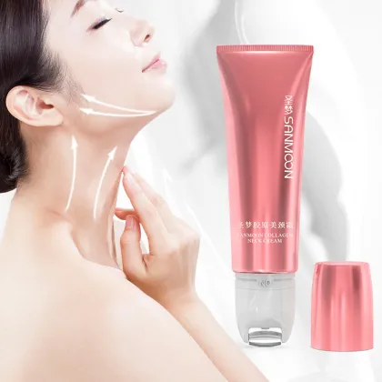 Roller Neck Cream Neck Darkness Removal Whitening Lifting Neck Firming Cream Day Adults Collagen Supplements Female