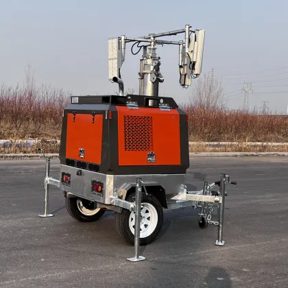 9m Mobile Lighting Tower Diesel LED Light Tower