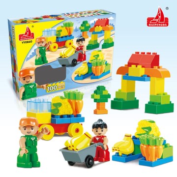 Bloques de construcción de juguetes para niño de 3 años
