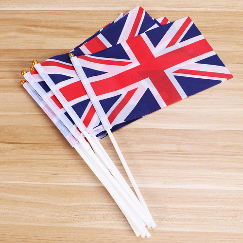 Free Sample Polyester England National Hand Waving Flag
