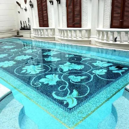 Customize personality swimming pool project mosaic tile pattern