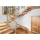 Tempered Glass Stair Railing Wooden Staircase