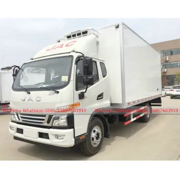 New Model JAC Hairy Crab Frozen Fresh Transported Refrigerated Truck Export to Philippines Whatsapp: 0086 15897603919