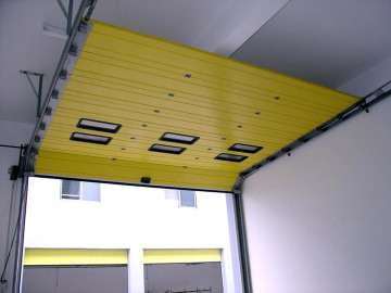 Industry sliding up door
