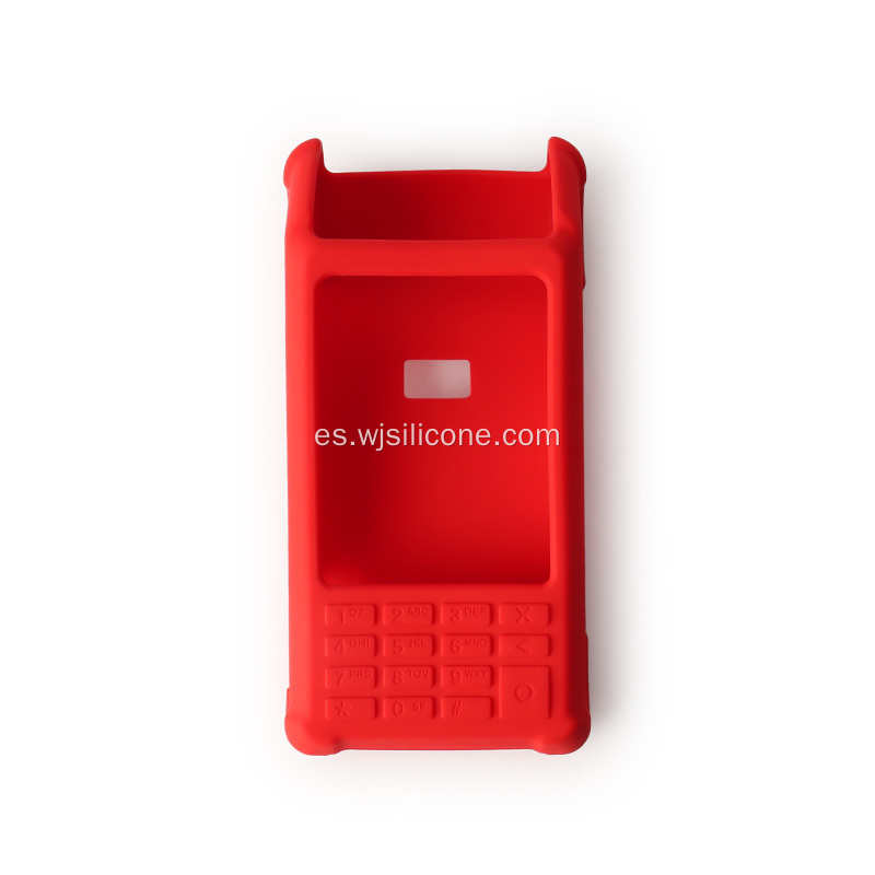 Funda terminal tipo botón de silicona para Verifone V240M