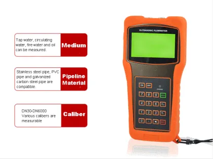Ultrasonic flow meter portable flowmeter portable