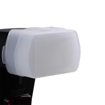 Professional Photography Accessories: Flashgun, Diffuser Box, Softbox, and Bounce Diffuser for Speedlights