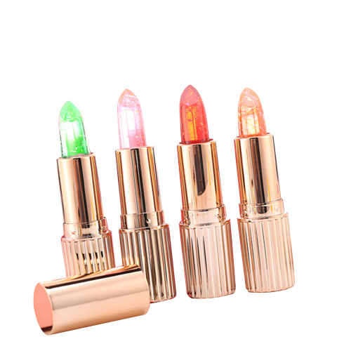 Pearlescent color changing lipstick